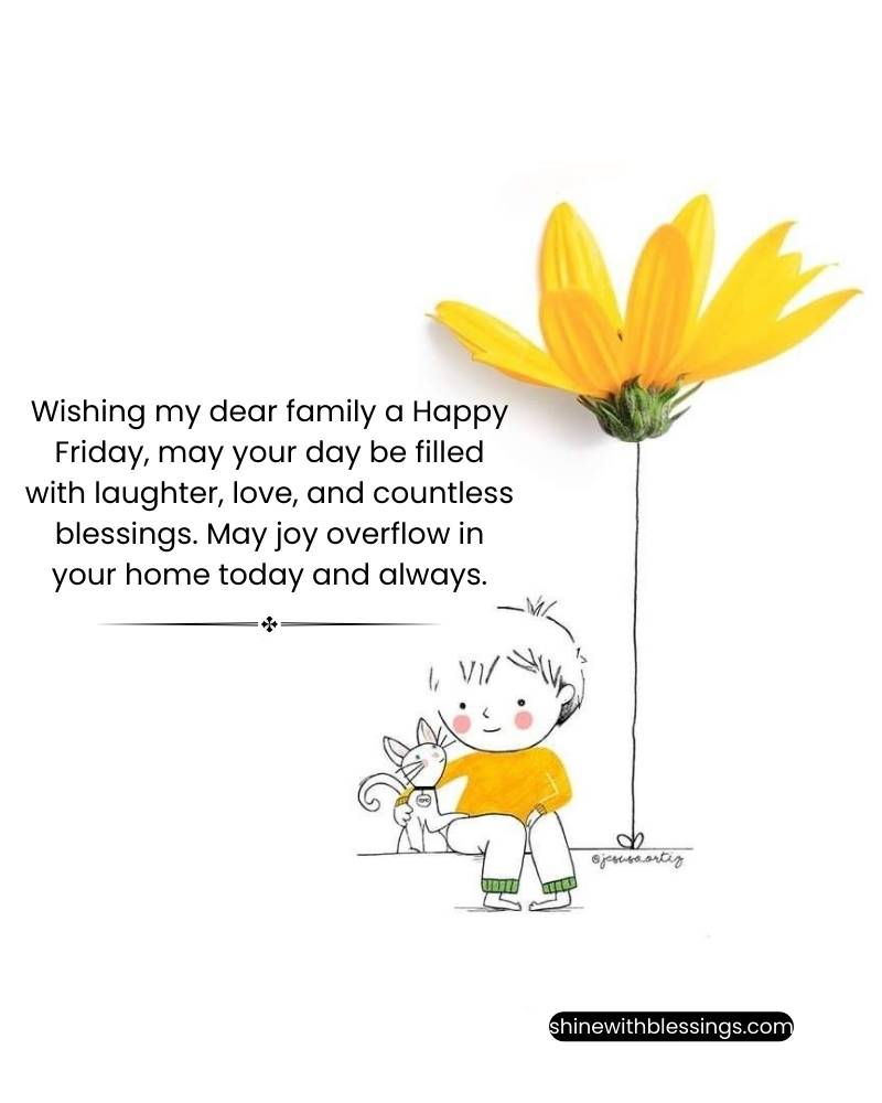 Happy Friday Greetings for Family and Friends
