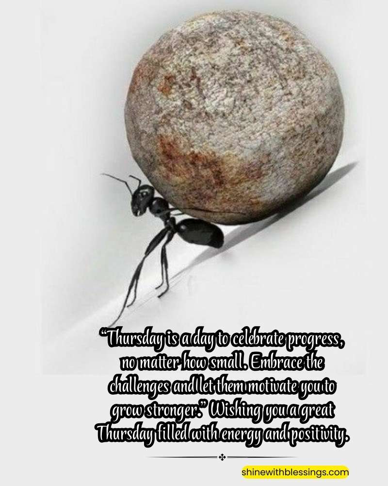 Happy Thursday Quotes with Motivational Background