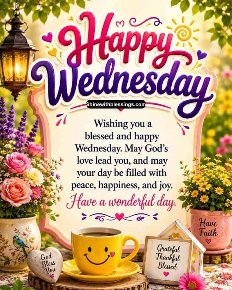 200+ Happy Wednesday Blessings Ideas for a Blessed Midweek