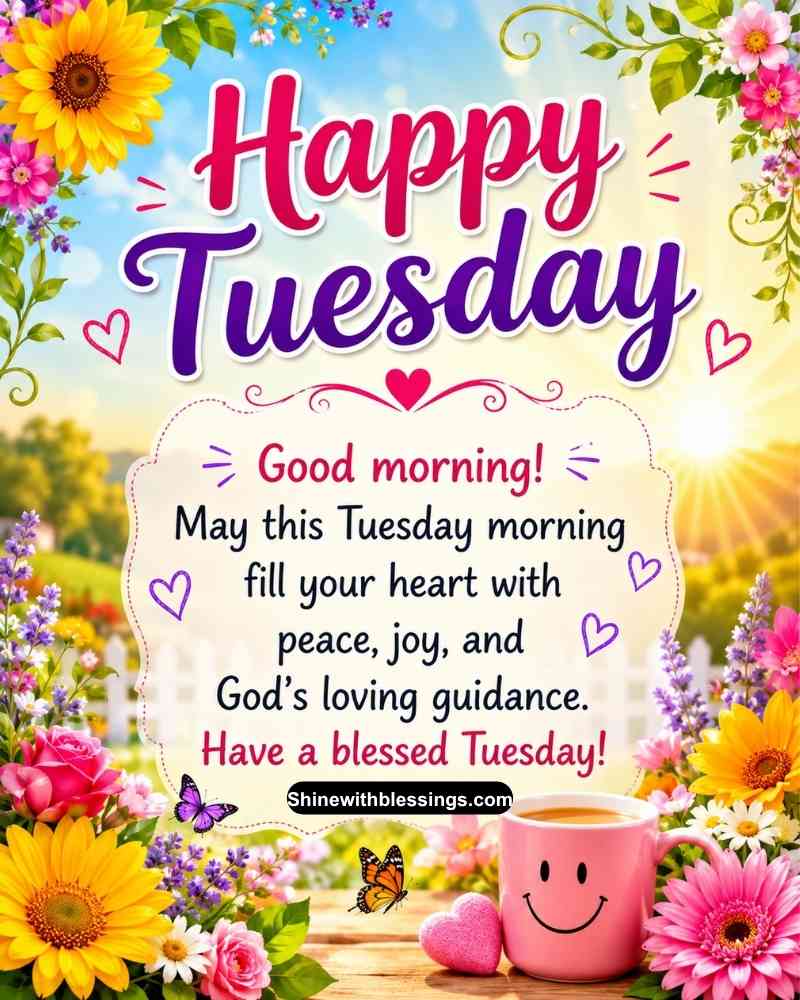 180+ Happy Tuesday Blessings, Greetings and Quotes