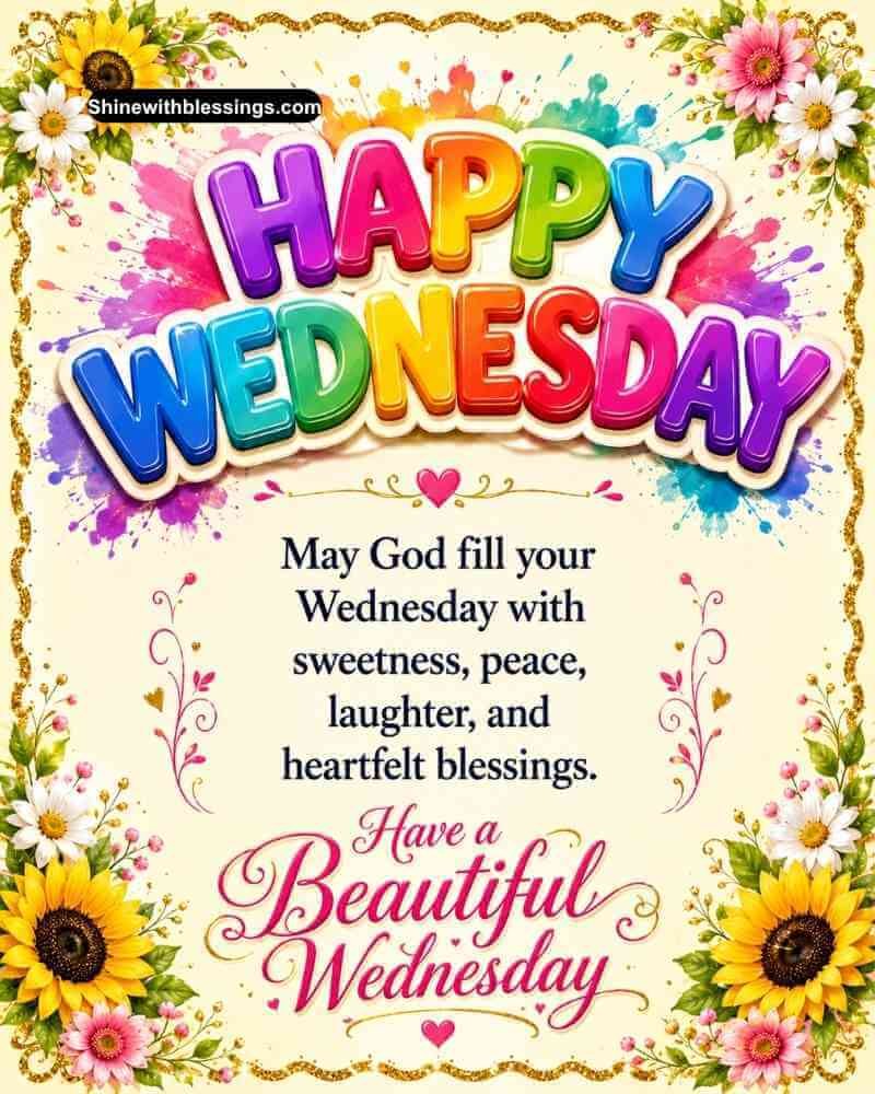 Cute Wednesday Blessings Images