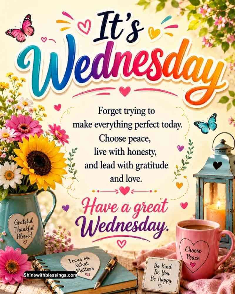 Short Wednesday Blessings Quotes