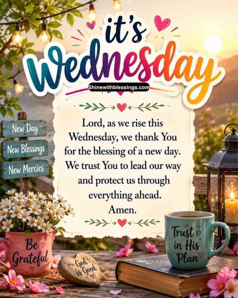200+ Wednesday Blessings, Quotes, and Prayers for a Blessed Midweek