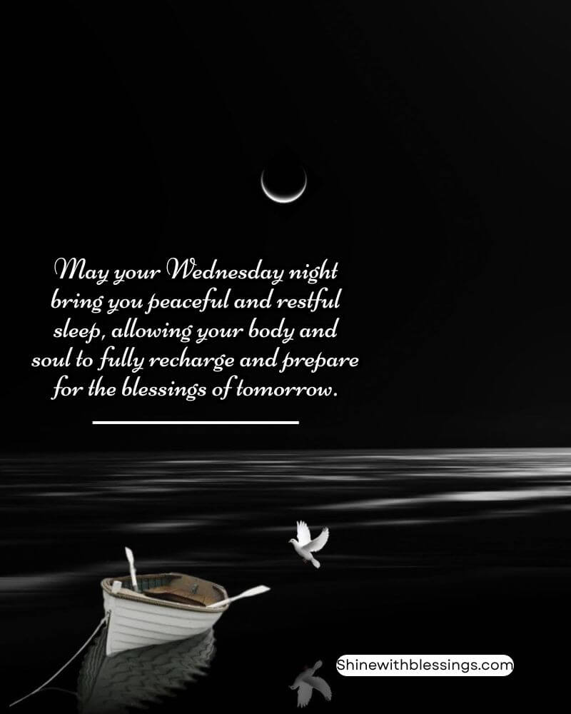 Wednesday Night Blessings for a Restful Evening and Peaceful Sleep