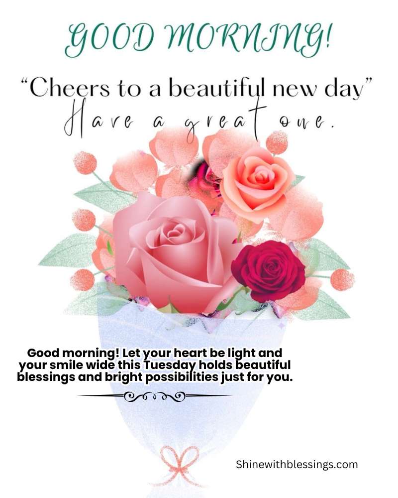 Positive Good Morning Happy Tuesday Blessings