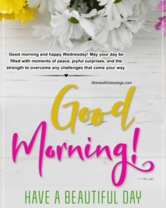 100+ Good Morning Wednesday Blessings Images and Prayers