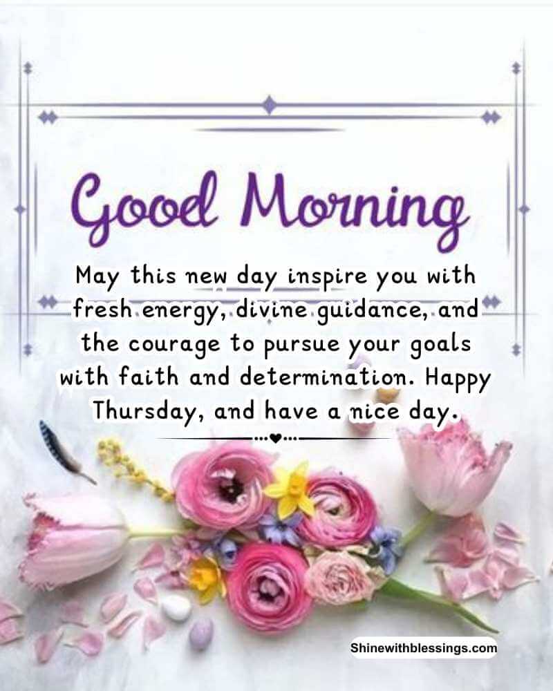 Motivational Thursday Morning Blessings Quotes for work