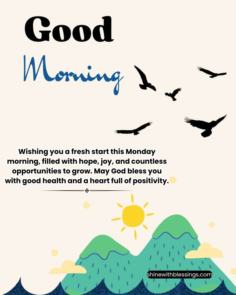 New Week Monday Morning Blessings with
