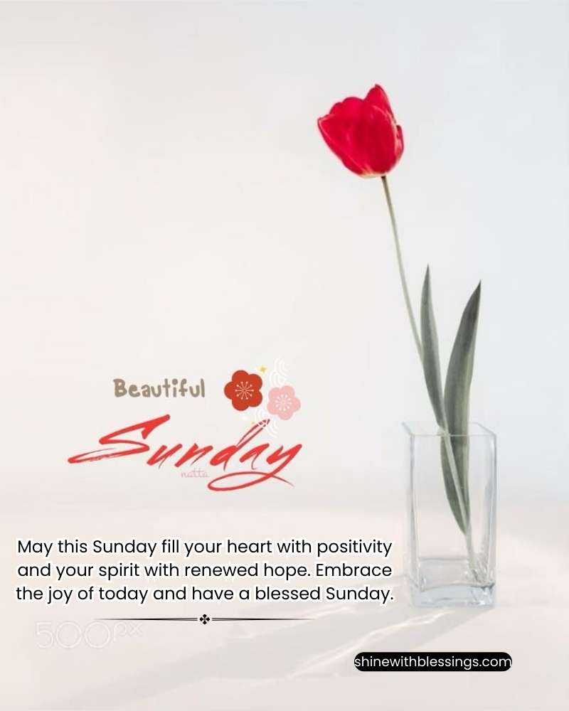 Positive Sunday Blessings for a Positive Weekend