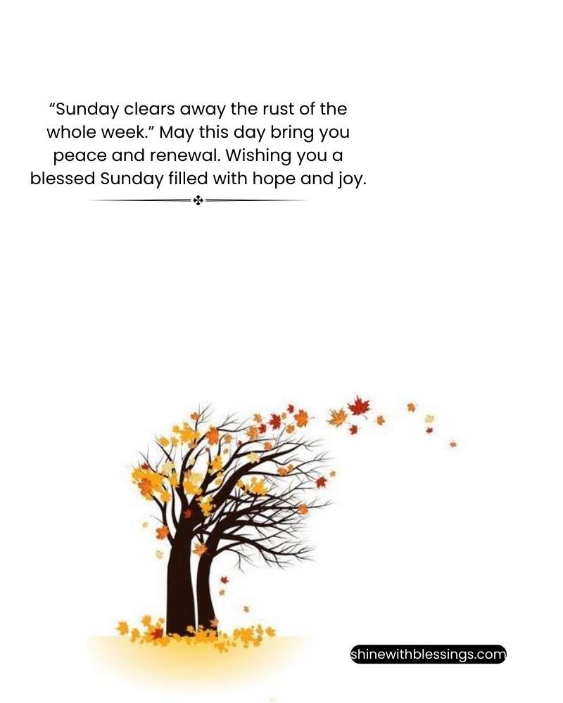 Sunday Quotes Blessings with Inspiring Background