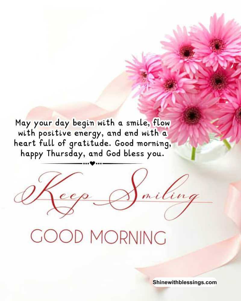 Sweet Thursday Morning Greetings with roses