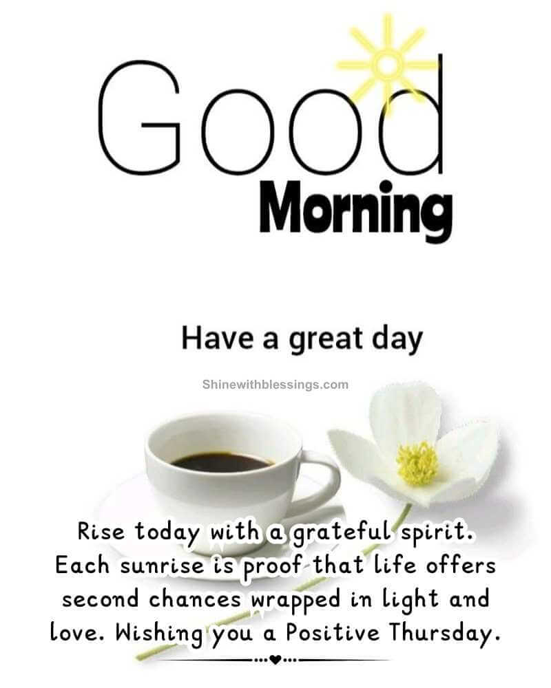 Happy Thursday Morning Images