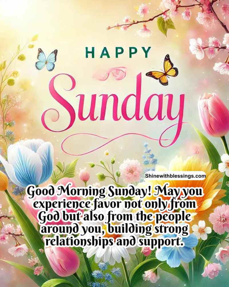 Good Morning Happy Sunday Blessings Images