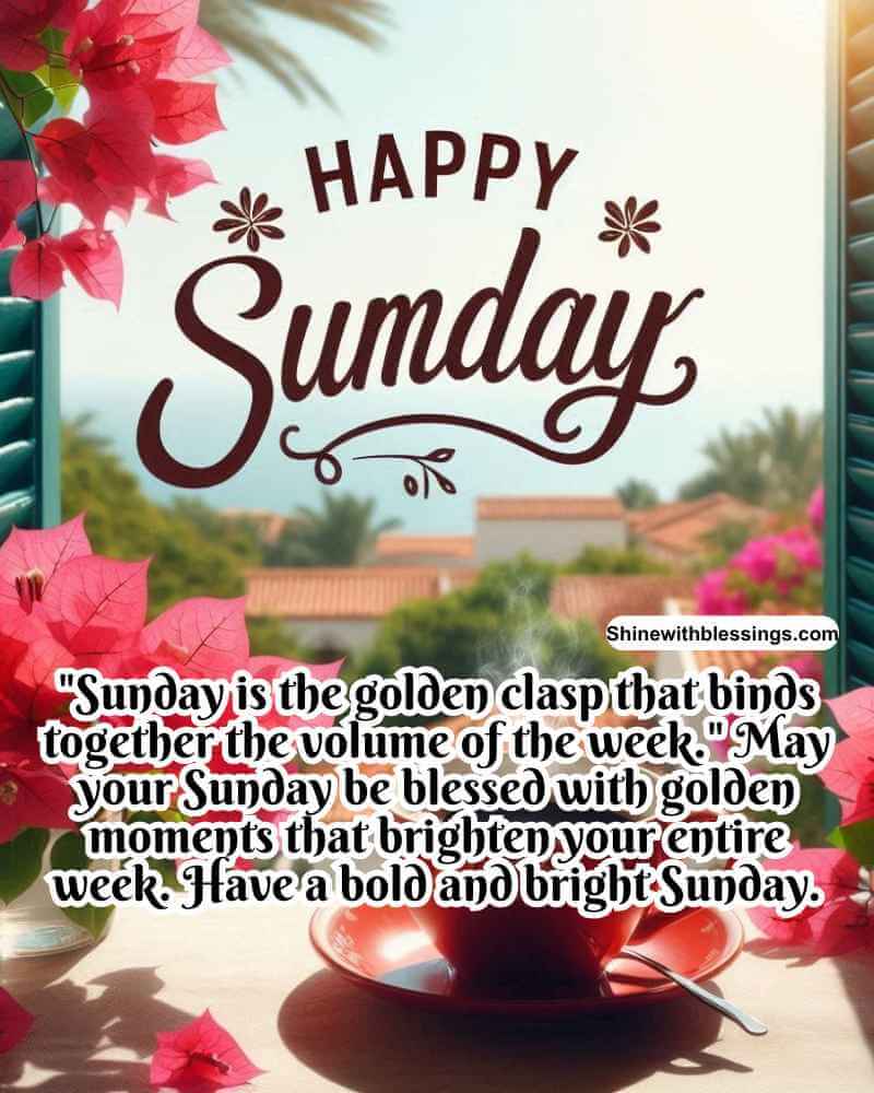 Positive Blessed Sunday Quotes