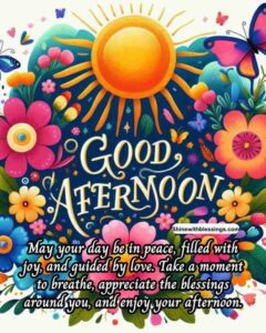 100+ Good Afternoon Blessings, Prayers, Quotes and Greetings