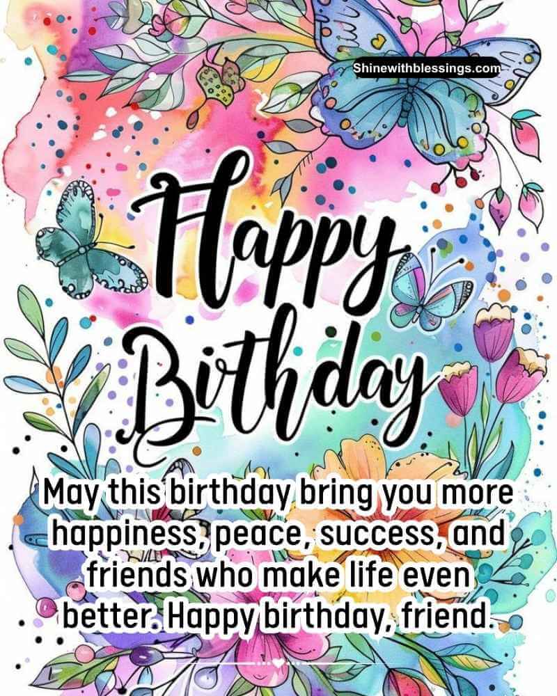 Sweet Birthday Wishes for a Friend