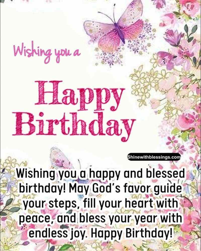 Happy and Blessed Birthday Blessings and Wishes