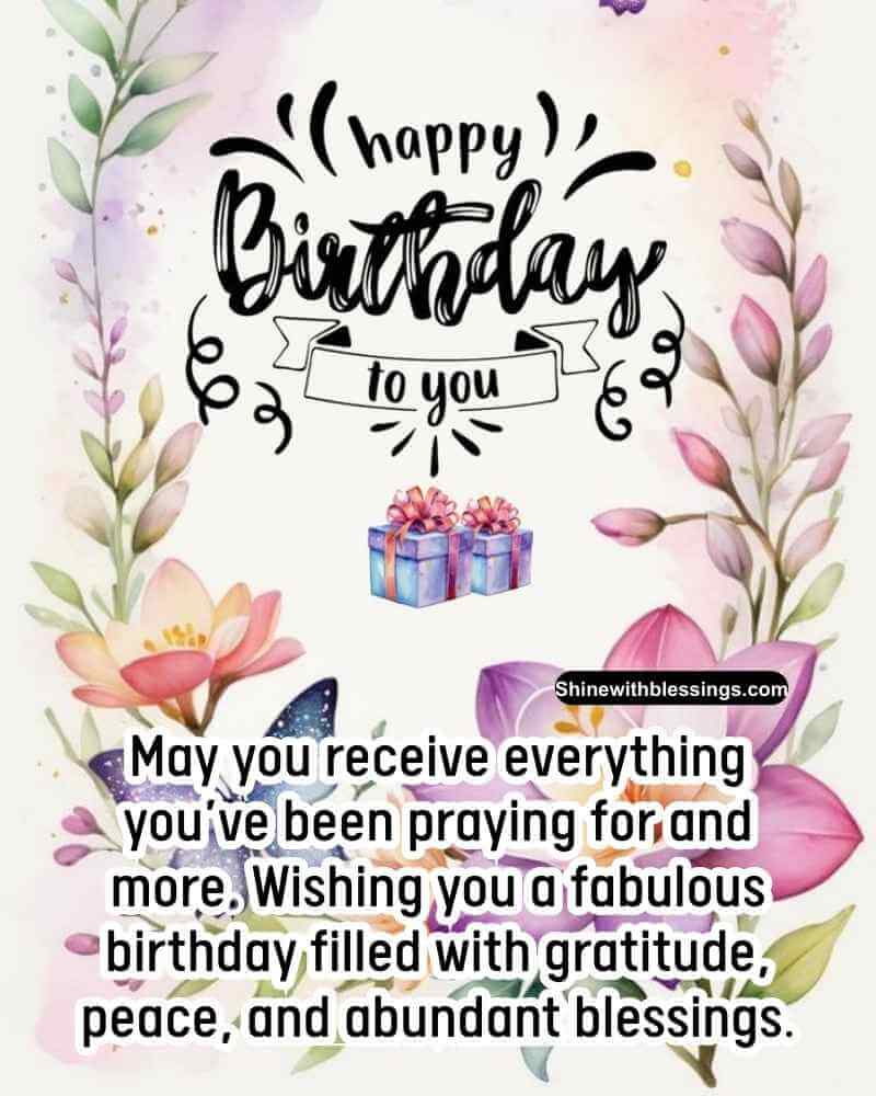 120+ Happy Birthday Blessings, Wishes and Greetings For Every Relation