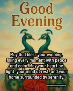 70+ Peaceful Evening Blessings and Prayers for a Happy Night