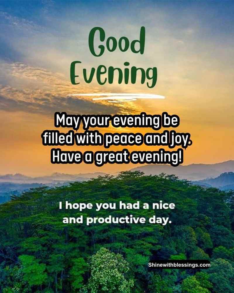 Good Evening Images for Night Time