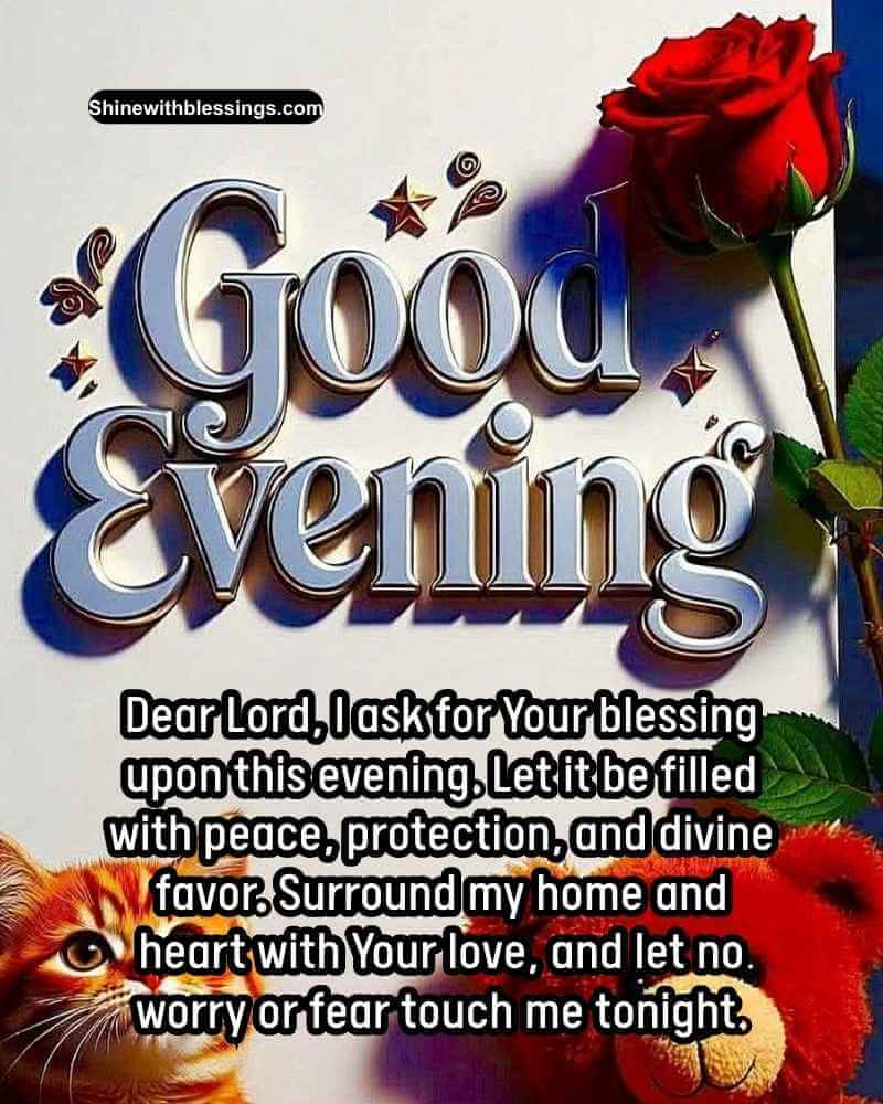 Powerful Good Evening Prayers and Blessings with God