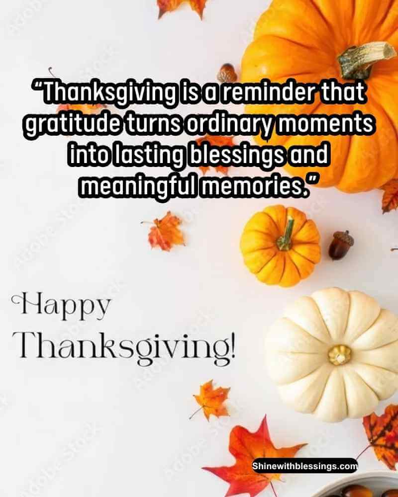 Thanksgiving Blessings Quotes