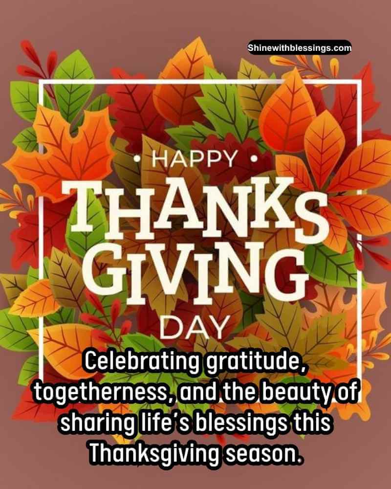 Thanksgiving Wishes and Blessings for Family