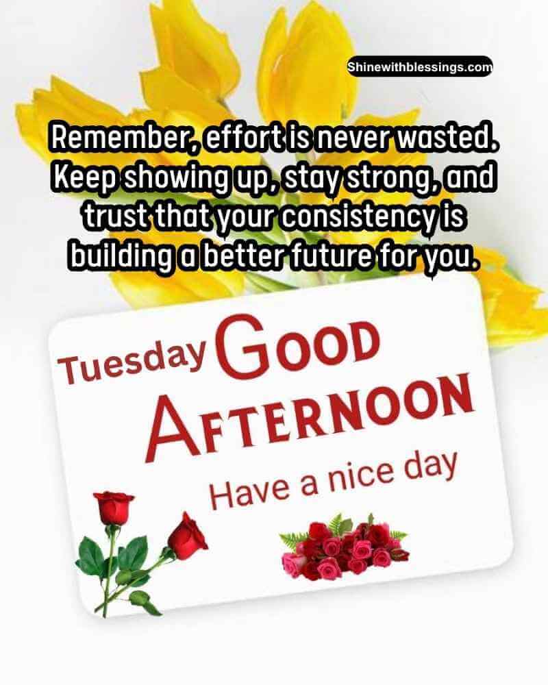 Tuesday Afternoon Blessings Quotes