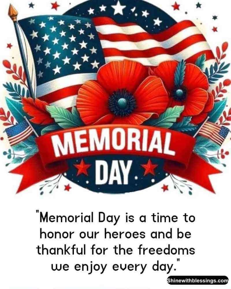 Thankful Memorial Day Blessings Quotes