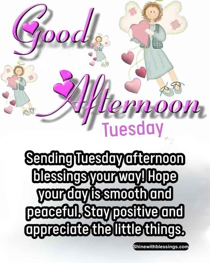 Lovely Tuesday Afternoon Blessings Images
