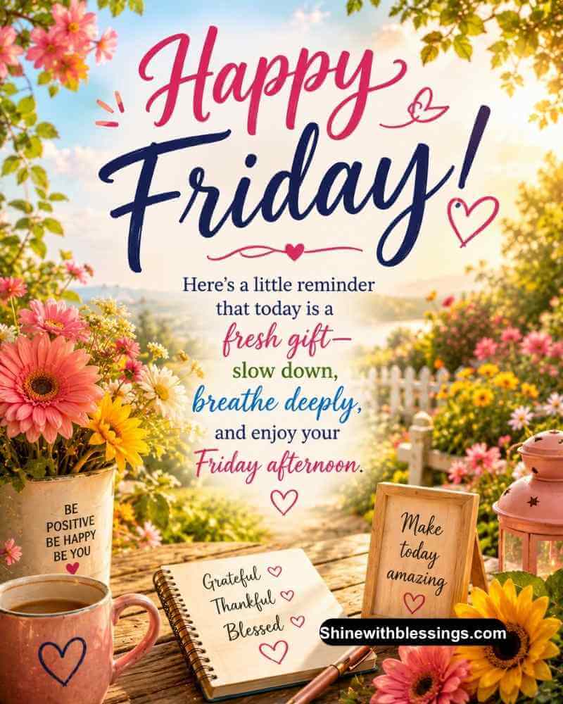 Good Afternoon, Friday Blessings Images and Quotes