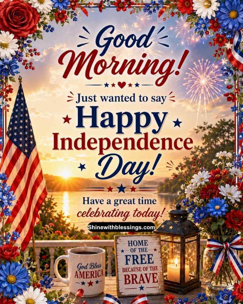 Good Morning 4th of July Text Messages