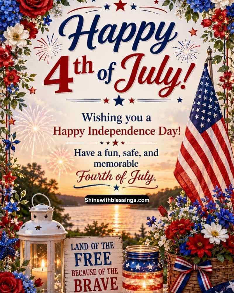 Happy Independence Day Greetings and Blessings
